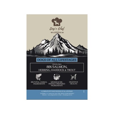 Dog’s Chef SALMON WITH HERRING, HADDOCK & TROUT 2kg
